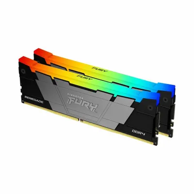 Produktbild von Kingston Technology FURY 16GB 4266MT/s DDR4 CL19 DIMM (2er-Kit) Renegade RGB, 16 GB, 2 x 8 GB, DDR4, 288-pin DIMM