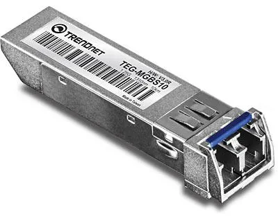 Obrázek produktu pro Trendnet SFP SM LC 10km 1310/1550, Optické vlákno, 1000 Mbit/s, SFP, LC, LX, 10000 m