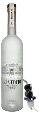 Image de Belvedere Organic Vodka 40% Vol. 6l avec Bec verseur + LED