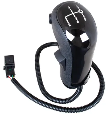 Immagine prodotto di Manopola del cambio nera, 8 marce, con cavo a 6 pin, compatibile con MAN TGA, TGS, TGX