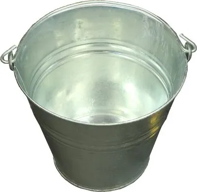 Produktbild von Baueimer 12 l aus verzinktem Blech - Extrem robust - Hitze- & Säurebeständig