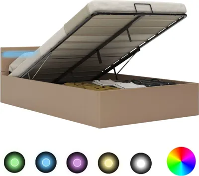 Immagine prodotto di Giroletto Idraulico con LED Cappuccino Pelle finta 140x200cm