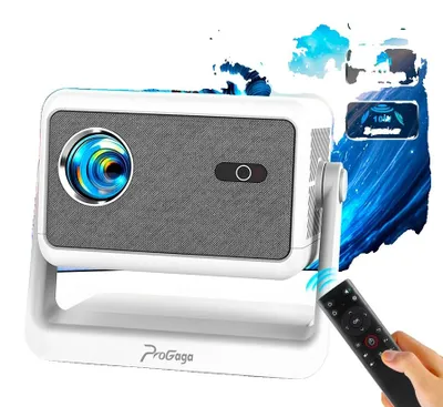 Produktbild von Projektor, 1080P native Auflösung, WiFi- und Bluetooth-Kompatibilität, Android-Version