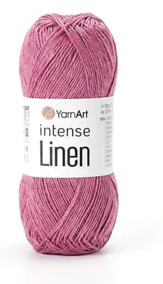 Produktbild von YarnArt Intense Linen 4108 Flieder – Sommergarn 55% Viskose/45% Leinen 50g 175m