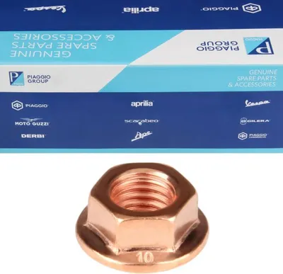 Immagine prodotto di Dado 7mm testa cilindro scarico originale per Piaggio Aprilia Derbi Gilera