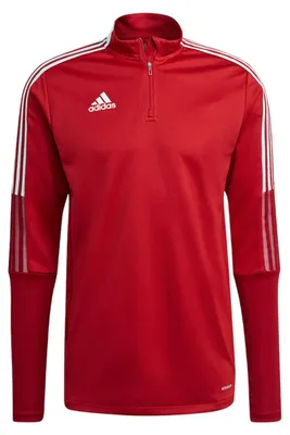 Image de Adidas - Sweat-shirt « Tiro 21 » pour homme - Entraînement MR632 (XL) (rouge)