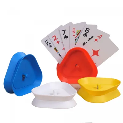 Produktbild von WELLYS Spielkartenhalter, 4er-Set