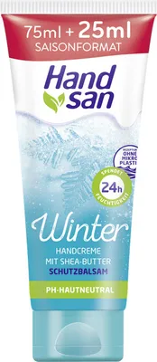 Produktbild von Handsan Winter Hand Cream 2in1 24h Moisture with Shea & Cocoa Butter pH Neutral 100ml