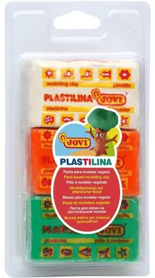 Obrázek produktu pro Plastilina modelína VE=3 barvy po 50 g