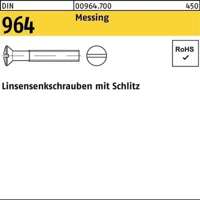 Produktbild von Reyher  964 MS Linsenschrauben 5x45 mit Schlitz (200 Stück)