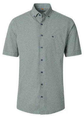 Produktbild von Redmond - Comfort Fit - Herren Freizeithemd Kurzarm (261425999), Größe:L, Farbe:Orange (210)
