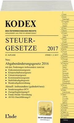 Produktbild von KODEX Steuergesetze 2017 (f. Österreich)