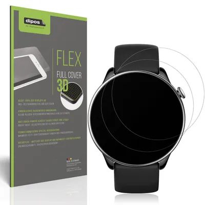 Produktbild von 2x Full Cover Schutzfolie matt für Amazfit GTR mini Panzerfolie Anti-Shock