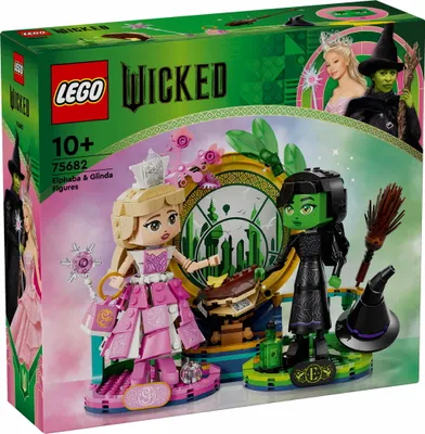 Obrázok produktu pre LEGO Figúrky Elphaby a Glindy, Stavebnica, 10 rok / roky, Plast, 558 kusov, 675 g