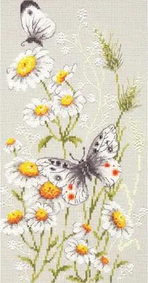 Produktbild von Magic Needle Zweigart Edition Kreuzstich Set "Sommerwiese", Zählmuster, 18x31cm