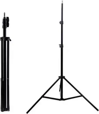 Produktbild von Hintergrundständer, Eisenrohr, einziehbar, verstellbar, Hintergrundstütze für Fotografie, Studio, Video, 2 x 3 m, ohne