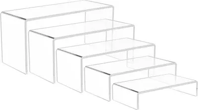 Produktbild von Famanu Acryl Display-Ständer Set 5-teilig - Transparent