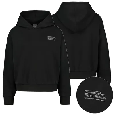 Produktbild von Sublevel Hoodie mit Statementprint Kapuze  Größe: S