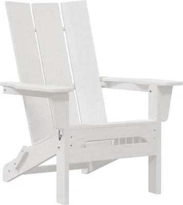 Produktbild von vidaXL Klappbarer Adirondack-Stuhl Weiß 80,5 x 74,5 x 92 cm HDPE