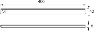 Immagine prodotto di Strühm 04135 Luce lineare sottopensile LED "SEWERYN" con rilevatore di movimento, 2,3W, bianco neutro, dimmerabile