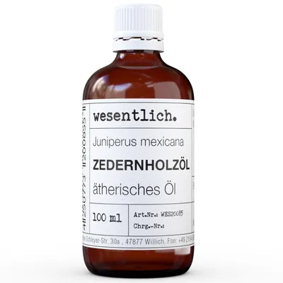 Produktbild von Zedernholzöl (100ml) - naturreines, ätherisches Öl von wesentlich