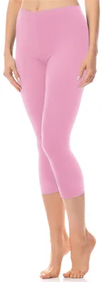 Produktbild von Antié Damen Leggings 3/4 aus Baumwolle AN60-101 (Hellrosa, XS)