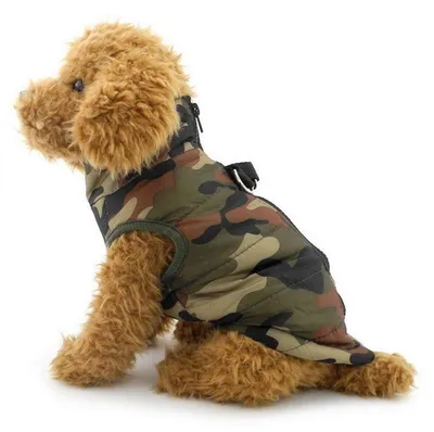 Obrázok produktu pre Nepremokavá bunda pre psa, kabát pre psa, vesty s postrojom pre malé psy a mačky, vrátane plemien ako chihuahua a Shih Tzu