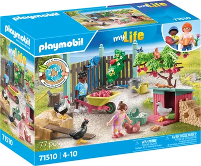 Produktbild von PLAYMOBIL My Life 71510 Kleine Hühnerfarm im Tiny House Garten