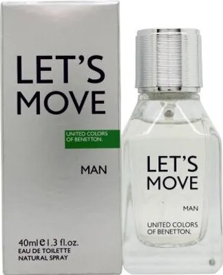 Image de Benetton Let's Move Man Eau de Toilette en vaporisateur, 40 ml
