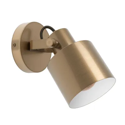 Zdjęcie produktu dla Eglo 43817 SOUTHERY E27 kinkiet 185x110mm kremowo-złoty biały