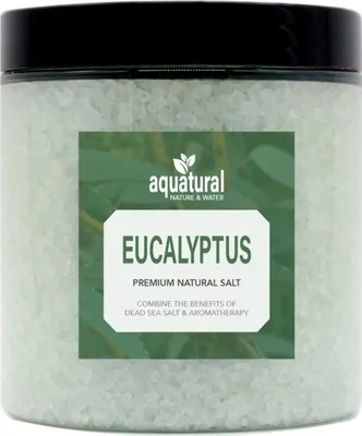 Produktbild von Aquatural Eukalyptus Badesalz - 350 g - Badekristalle