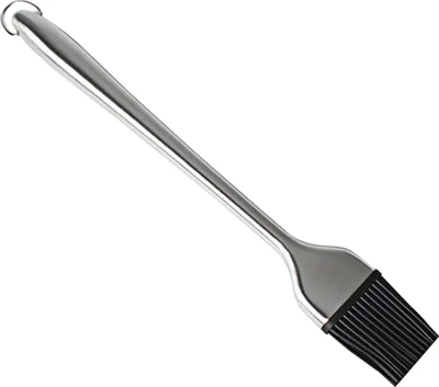 Produktbild von Sauce Backpinsel Barbecue BBQ Grill Backpinsel Hitzebest?ndige Backen Kochen Silikon Lange Bš¹rste Griffe aus Edelstahl