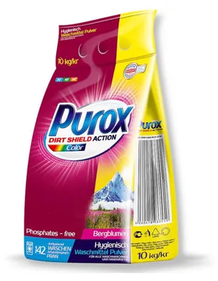 Obrázek produktu pro Purox Proszek do prania kolorów, 10 kg