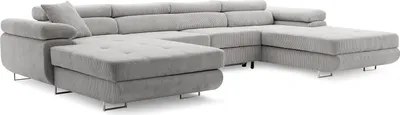 Produktbild von Ecksofa RIGATTO III PRO mit Schlaffunktion - Eckcouch mit Bettkasten - POSO 055