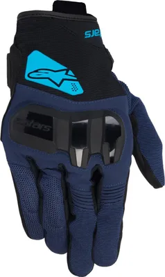 Obrázek produktu pro rukavice CHROME V2, ALPINESTARS (černá/modrá/světle modrá, vel. S)