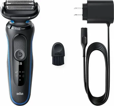 Obrázok produktu pre Braun Series 5 52-B1000s, Planžetový holiaci strojček, Čierna, Tlačidlá, Intenzívny, Normálny, Batérie, Lithium-ion (Li-ion)
