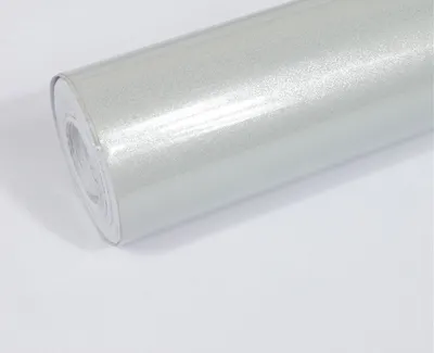 Produktbild von 10 m x 60 cm Tapeten einfarbig glitzer Effekt grau hell 3000-S Art. 3117 selbstklebend verschiedene Trendfarben Tapete Folie abwischbar