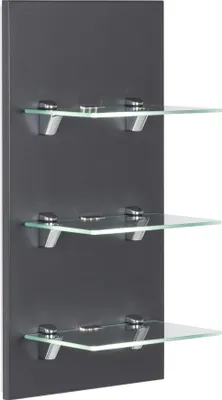 Produktbild von LED-Panel SANTINI anthrazit mit 3 Glasablagen mit Beleuchtung : Anthrazit Varianten: Anthrazit