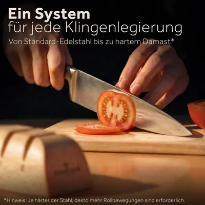 Produktbild von Handmesserschärfer mit Rolscheibentechnologie, 2 Schleifstufen, für die
