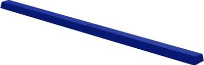 Obrázek produktu pro Fortuna Lai 236 cm Skládací kladina, přenosná gymnastická kladina, protiskluzová kladina, gymnastická a balanční kladina do 80 kg, pro děti od 3 let, vnitřní i venkovní použití, modrá barva