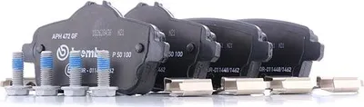 Produktbild von BREMBO Bremsbeläge Satz Hinten passend für MERCEDES-BENZ M-Klasse (W166) P 50 100