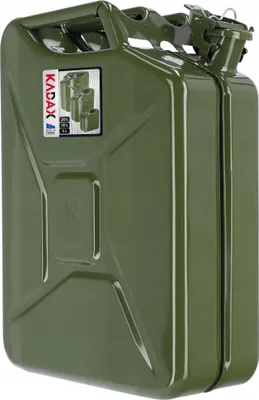 Obrázek produktu pro Kanystr na benzín/palivo – kovový kanystr – 20 l – pro benzín, naftu a olej