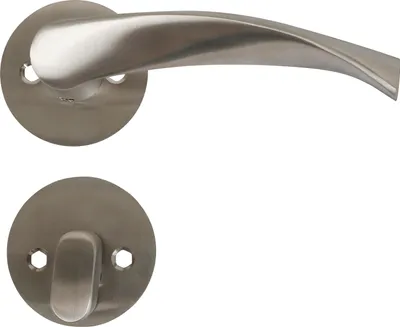 Produktbild von HOME It® Türgriff mit Rosetten, Schlüsselrosetten Messing