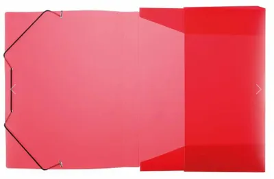 Produktbild von Heftbox / DIN A4 / aus PP / Farbe: transluzent rot