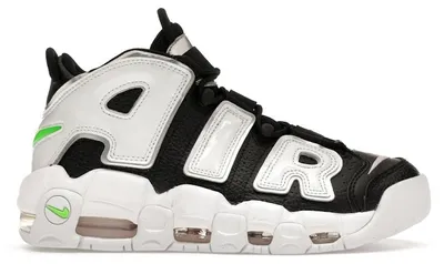 Produktbild von Nike Air More Uptempo Black White Green (Women's) - EU 38