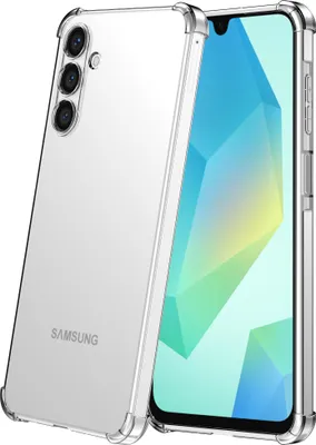 Produktbild von Geeignet für Samsung Galaxy A16 Phone Case Transparent mit Bumper - Shockproof TPU Silikon Back Cover Case Transparent - Smartphonica