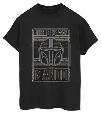 Obrázek produktu pro Star Wars - Dámské tričko "The Mandalorian The Way" BI45917 (L) (Black)