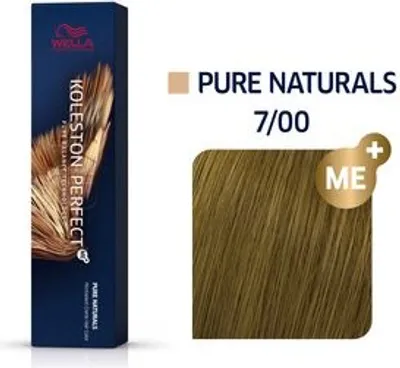 Produktbild von Wella Professionals Koleston Perfect Me+ Pure Naturals Professionelle permanente Haarfarbe 7/00 60 ml