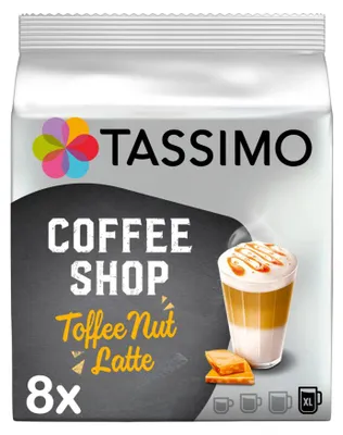 Image de Tassimo Coffee Shop Selections "Toffee Nut Latte" | 8 disques T, Kaffeekapseln
