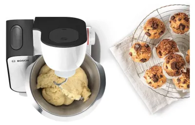 Obrázek produktu pro Bosch MUM5 Start Line universal, 3,9 l, Oranžová, Stříbrná, Průhledná, Bílá, Knoflíky, 1,25 l, 1,5 l, Nerezová ocel